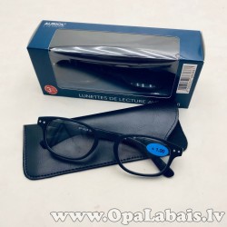 Lasīšanas brilles - zilas, ar maciņu